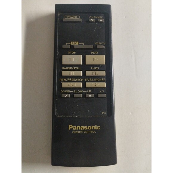 OEM Panasonic VSQS0536 P17 VCR Remote Control - Tested & Works - Picture 1 of 3